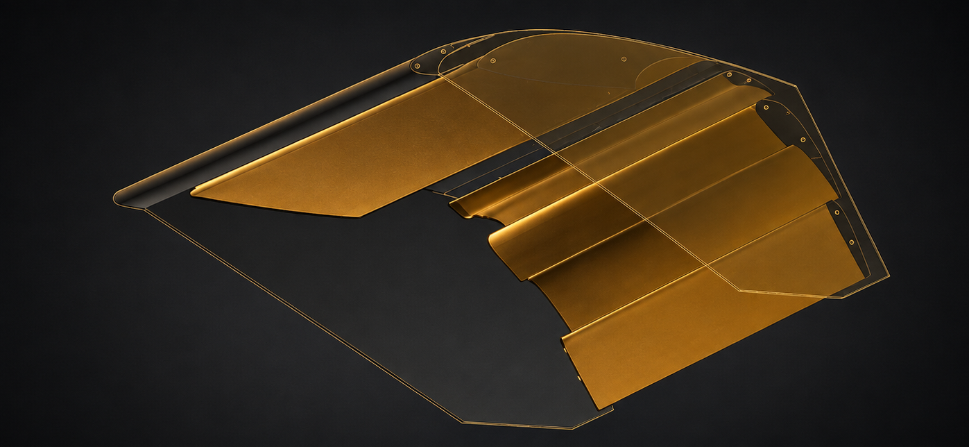 Sonicopter three-dimensional aerodynamic wing model