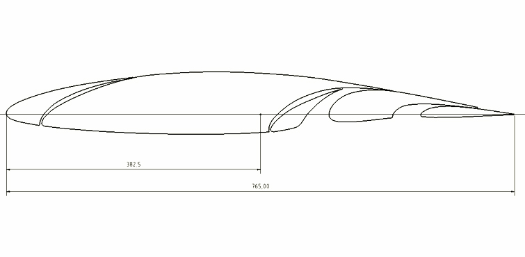 Sonicopter high-lift airfoil geometry