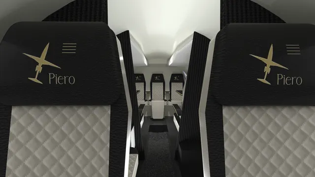 Cabin Space Offering: Like a Midsize Jet comfortable for 8 People